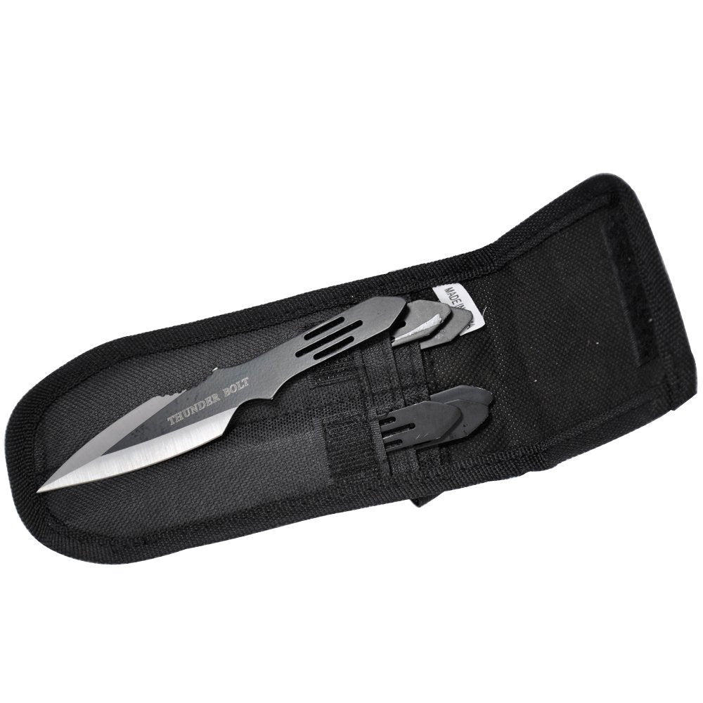Aeroblades 6 Pc Set 5.5" Throwing Knives With Sheath