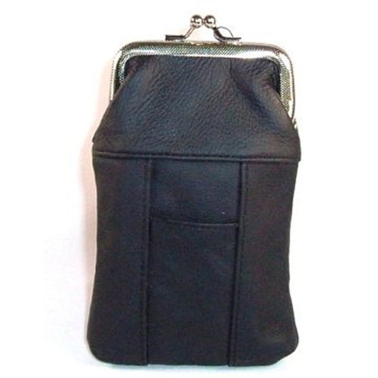 Womens Leather Cigarette Case & Lighter Holder in Choice of Colors