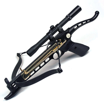 Cobra System Self Cocking Tactical Crossbow, 80-Pound (Scope with 39 Arrows and 2 Strings)