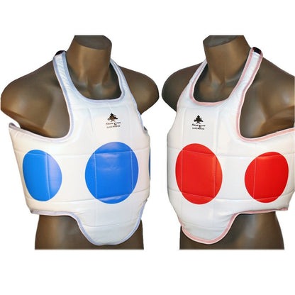 Pine Tree Complete Cloth Martial Arts Sparring Gear Set with Bag, Forearm/Shin, & Groin, Small Red Headgear, Medium Other Gears Male