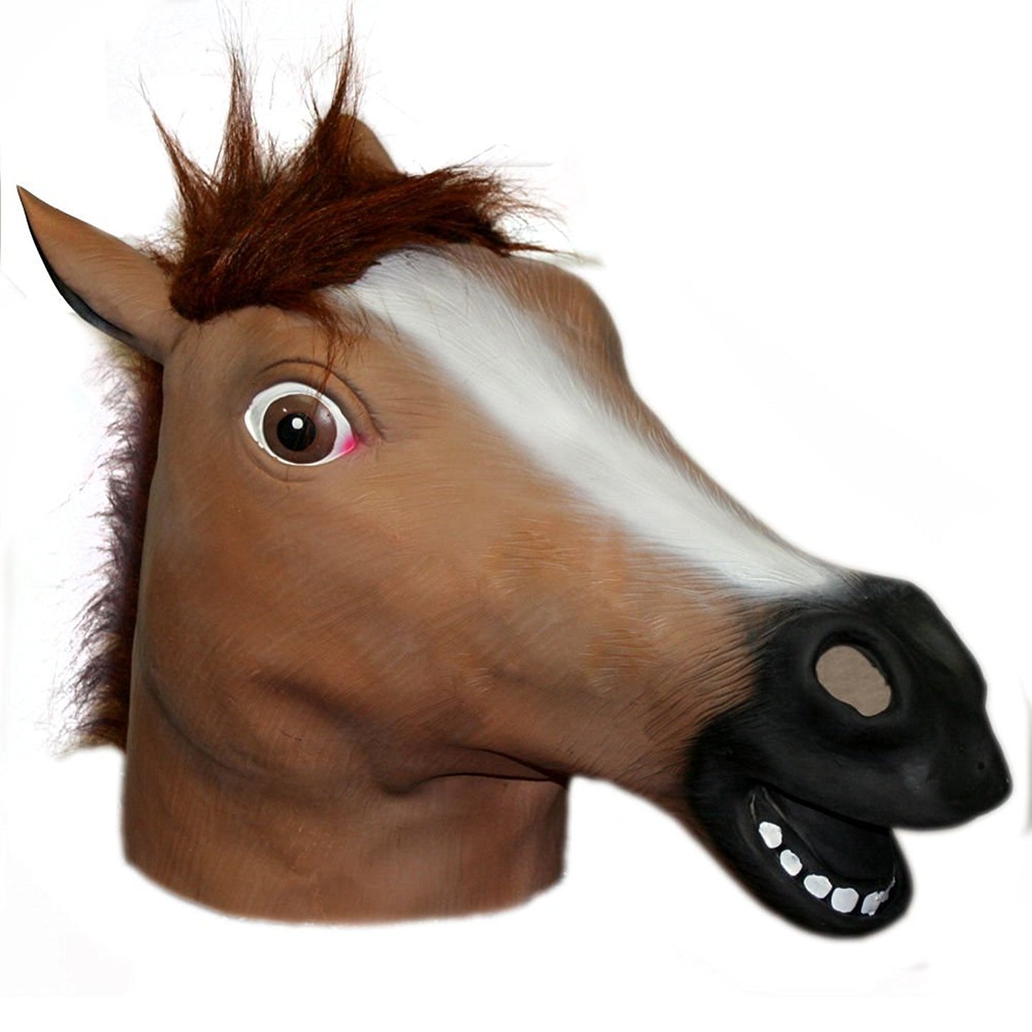 Horse Head Mask Creepy Halloween Costume Theater Prop Novelty