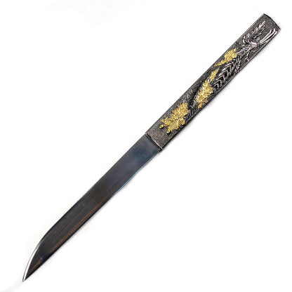 Ace Martial Arts Supply Handmade Zetsurin Sharp Samurai Katana Sword  (Burgundy)