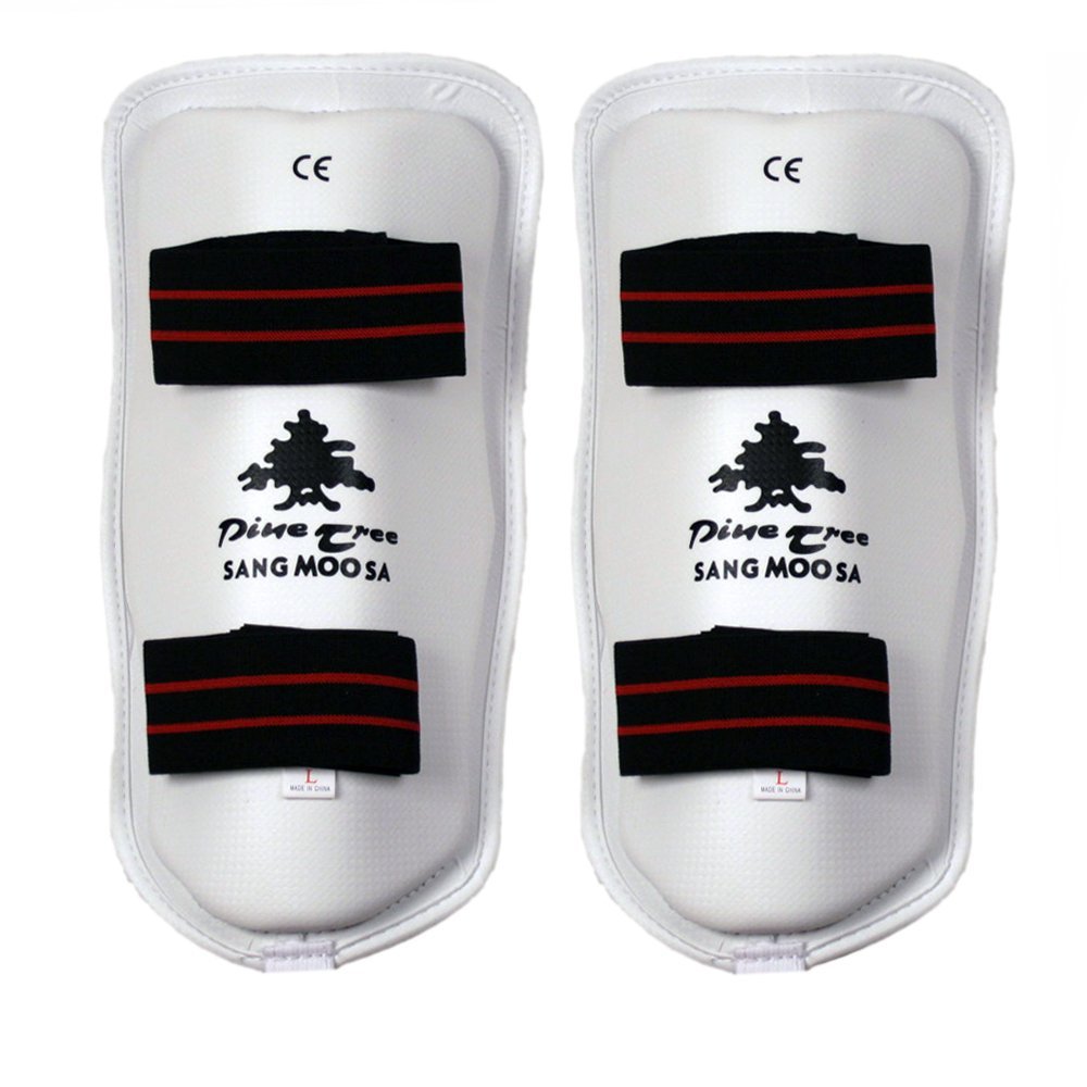 Pine Tree Complete Vinyl Martial Arts Sparring Gear Set with Bag, Shin, & Groin, Medium Black Headgear, Child Large Other Gears Female