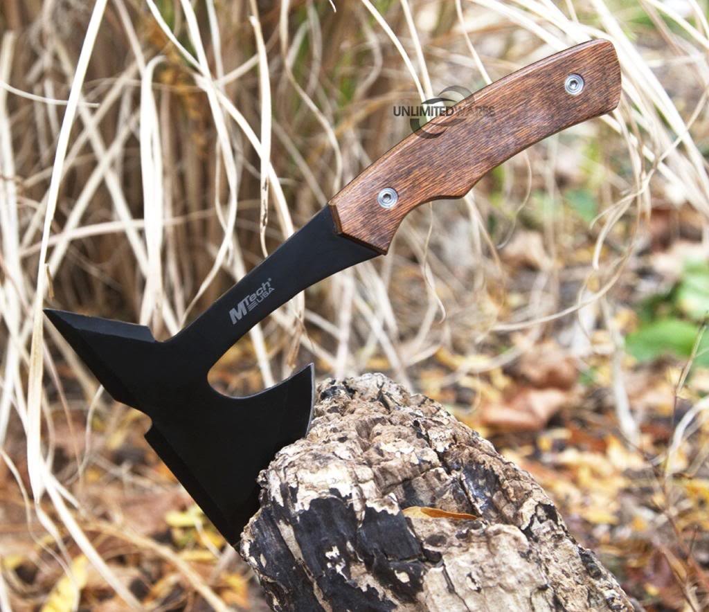 Survival Tomahawk Camping Axe 9-Inch Overall
