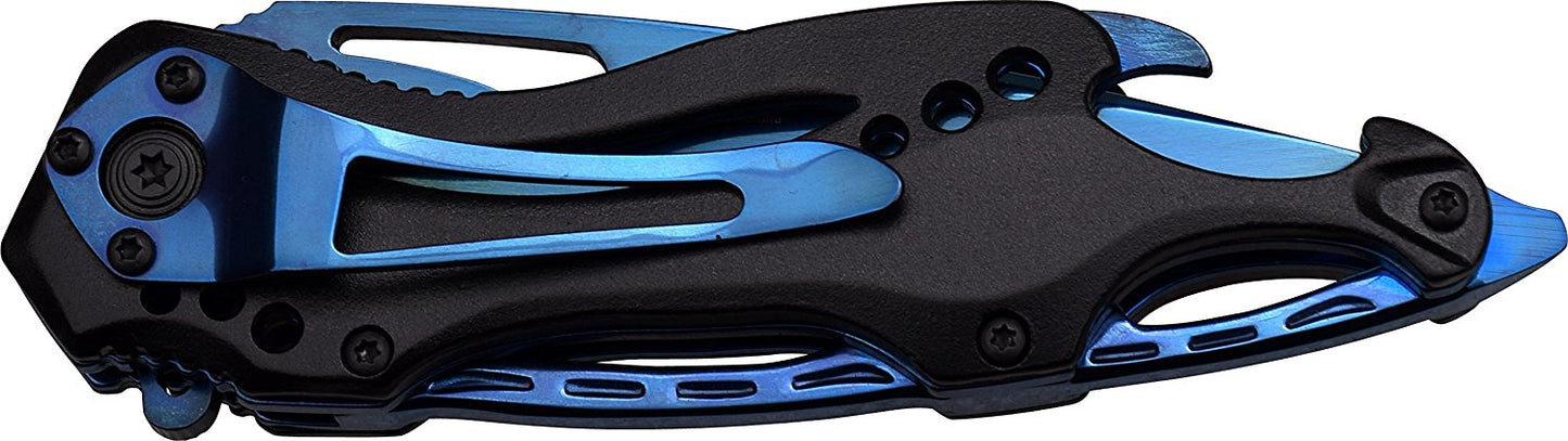 MTech USA Ballistic MT-A705 Series Spring Assist Folding Knife, 4.5-Inch Closed