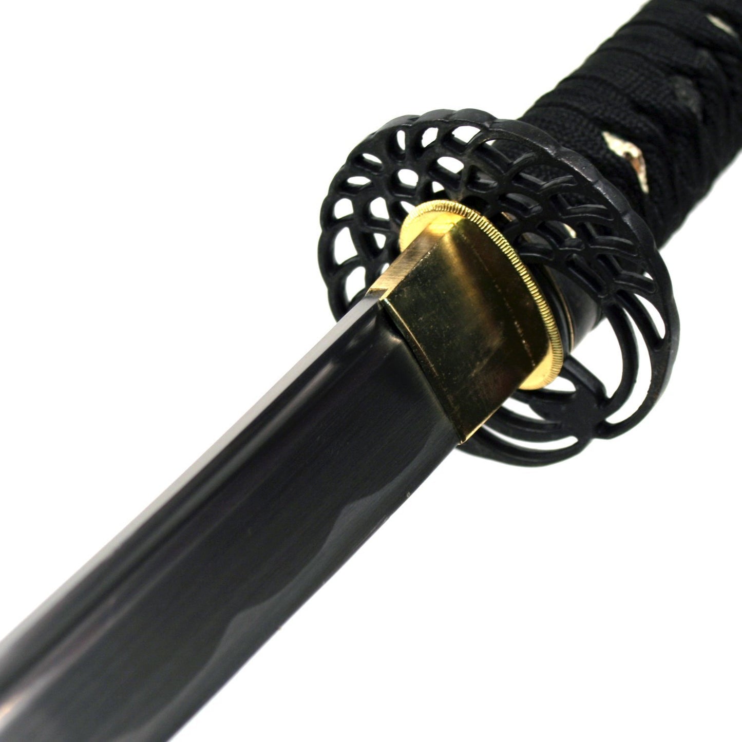 Ace Martial Arts Supply Practice Handmade Iaido Iaito Katana Sword (Unsharpened Sword) (Dancing Crane Tsuba)