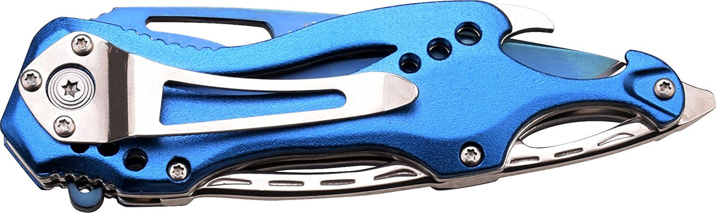 MTech USA Ballistic MT-A705 Series Spring Assist Folding Knife, 4.5-Inch Closed