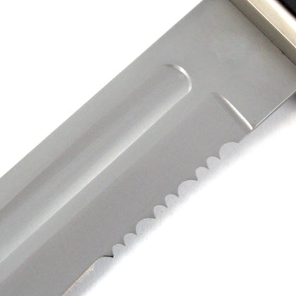 Ace Martial Arts Supply Vietnam War Serrated Bowie Knife and Molded Sheath