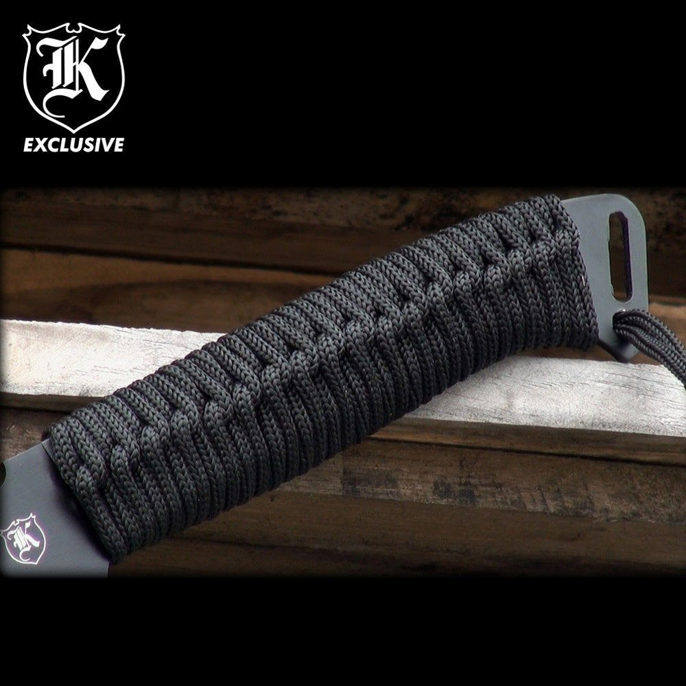 27" Full Tang Black Blade Fantasy Ninja Sword w/ Sheath