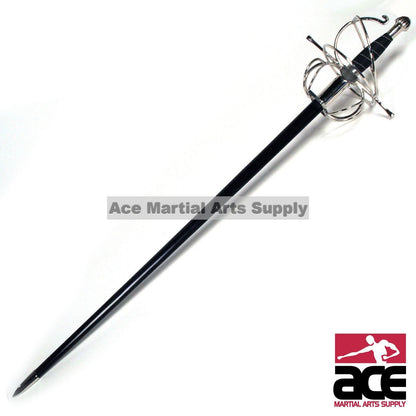 New Ace Martial Arts Supply Renaissance Rapier Fencing Sword with Swept Hilt Guard …