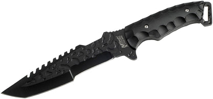 MTech USA MX-8062 Xtreme Fixed Blade Tactical Knife, Black Tanto Blade, Nylon Fiber Handle, 12-Inch Overall