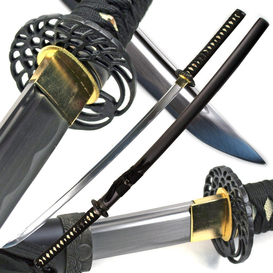Ace Martial Arts Supply Classic Crane Tsuba Handmade Samurai Katana Sharp Sword-Mush