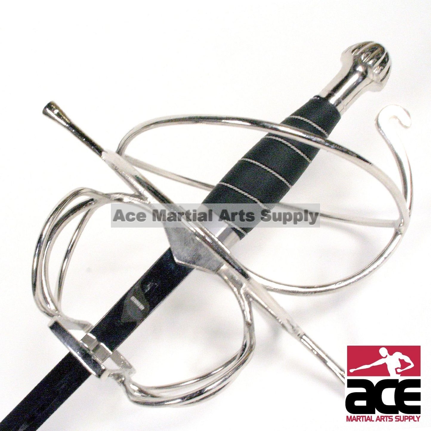 New Ace Martial Arts Supply Renaissance Rapier Fencing Sword with Swept Hilt Guard …