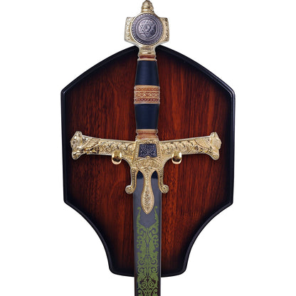 The King Solomon Sword With Display Plaque
