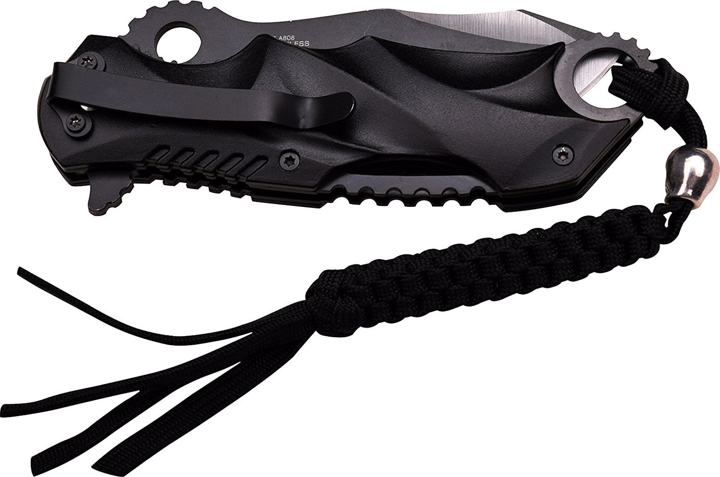 MTech USA MT-A808 Series Assisted Opening Folding Knife, Two-Tone Half-Serrated Blade, 4-3/4-Inch Closed