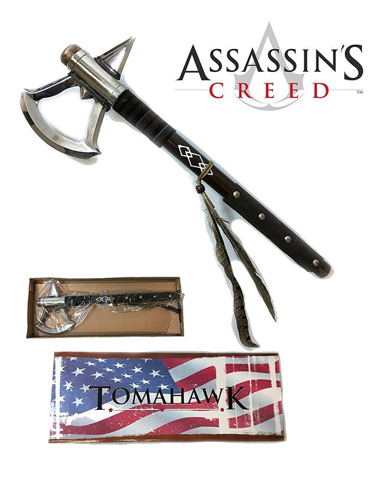 17.5" Battle Axe of Assassin's Creed 3 Video Game Tomahawk Connor's Heavy Axe