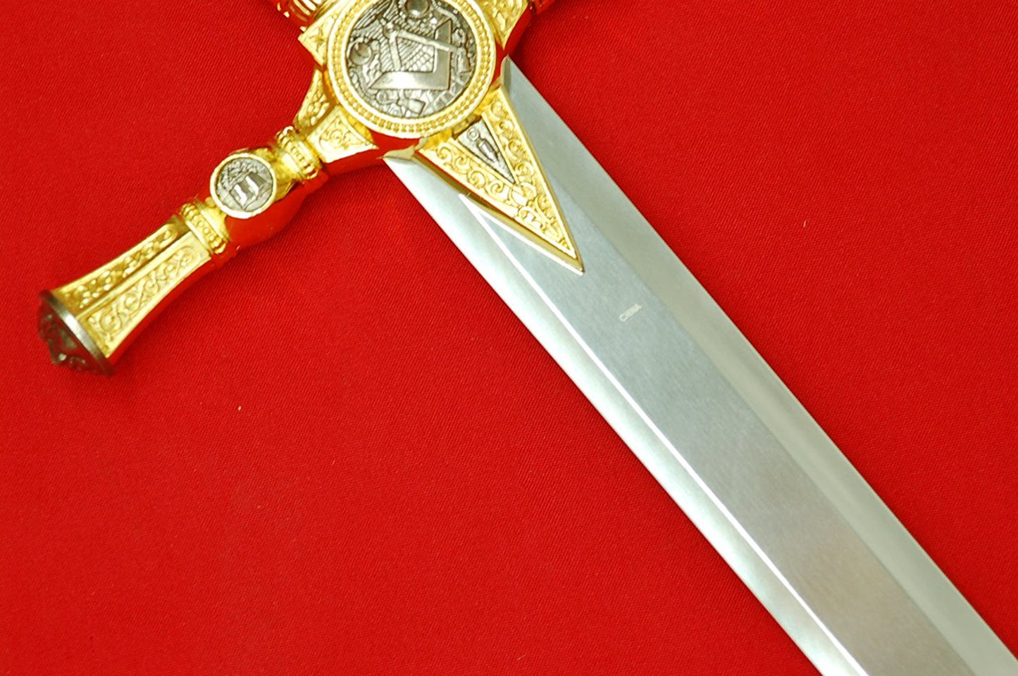 45" Masonic Medieval Freemasonry Templar Knights Ceremonial Sword Red