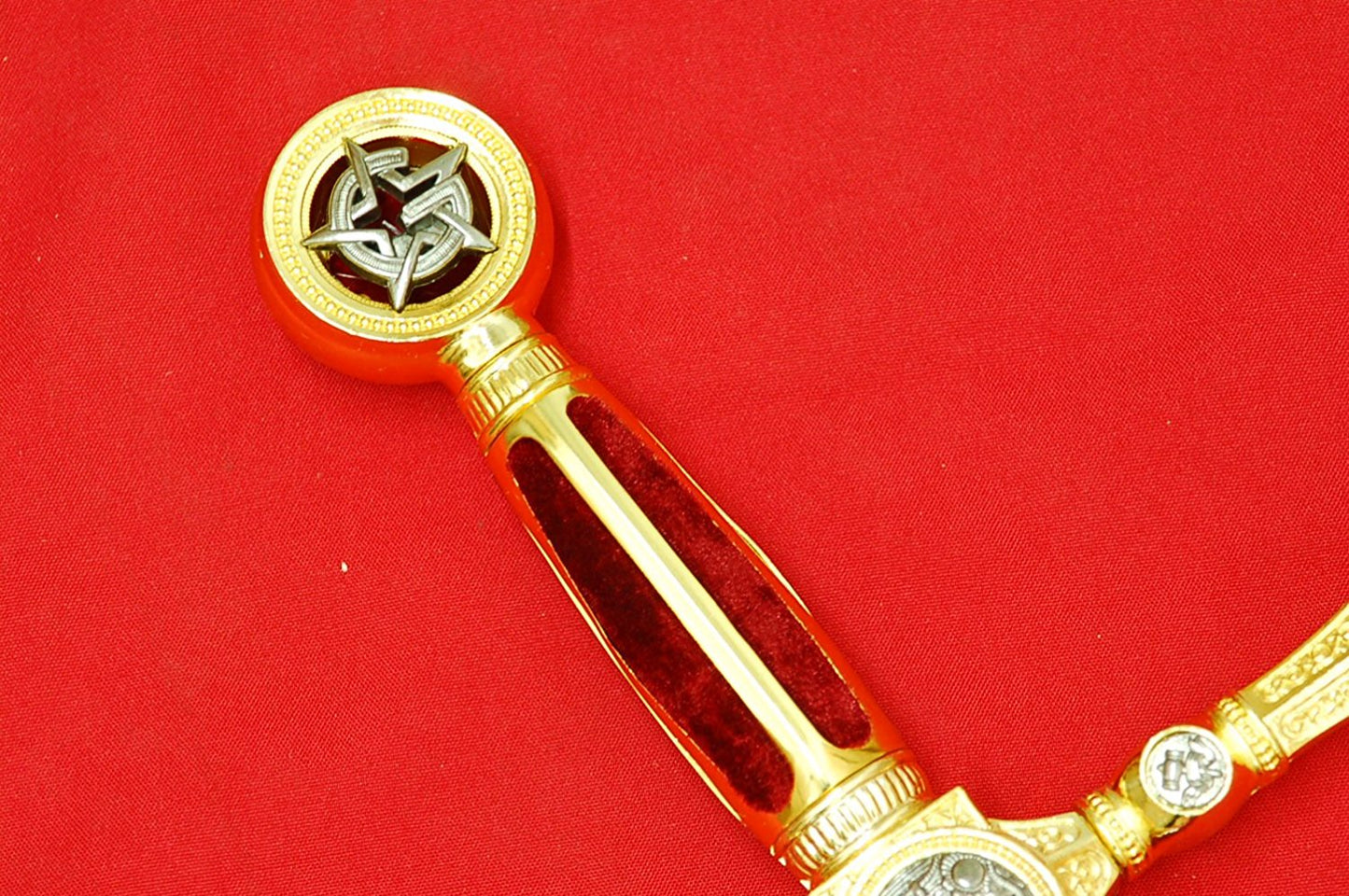 45" Masonic Medieval Freemasonry Templar Knights Ceremonial Sword Red