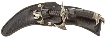 Ace Martial Arts Supply Draco Twin Fantasy Dagger Set, Silver