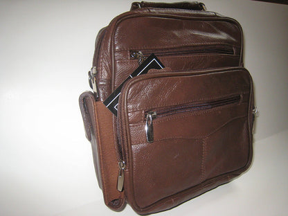 Shoulder Bag Leather--Brown--3751BR
