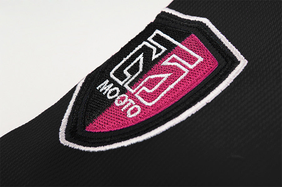 Mooto Color Ribbed Taekwondo Black V-neck Uniform - Black - SparringGearSet.com - 3
