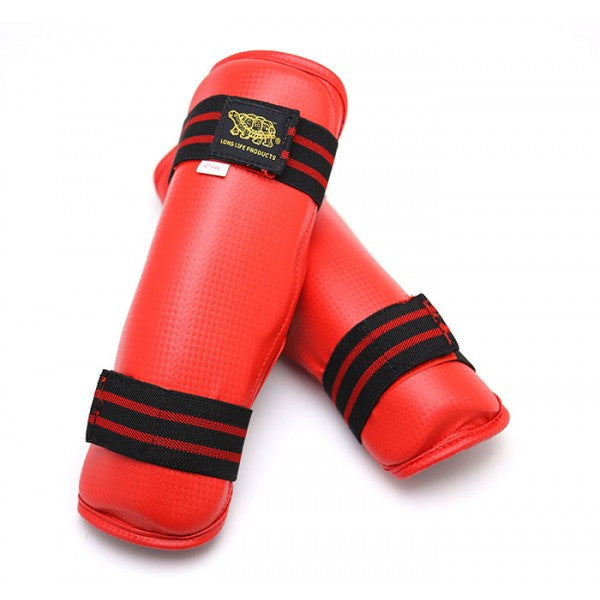 Vinyl Shin Guard - Red