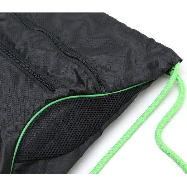 Deluxe Drawstring Sackpack -Backpack Gym Bag