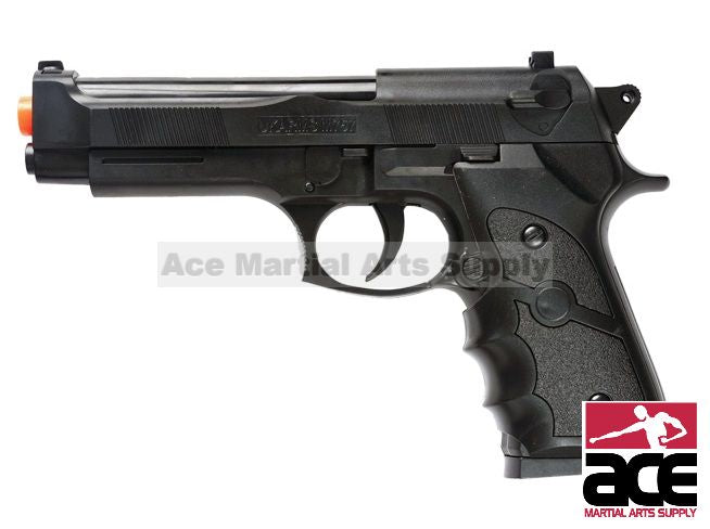 NEW AIRSOFT GUN FULL SPRING M9 BERETTA 6mm BB BLACK