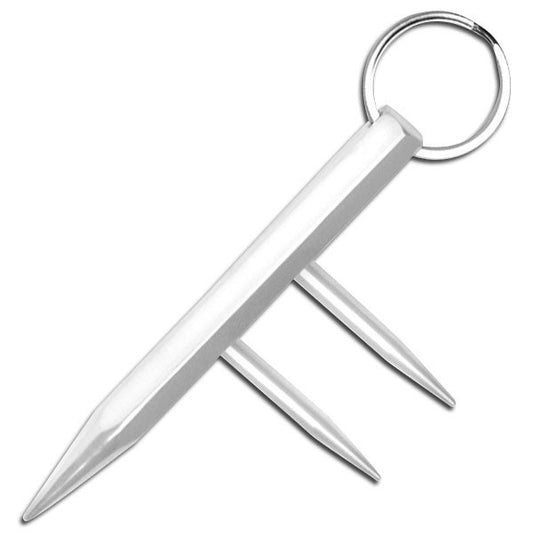 Silver Night Ninja Keychain - SparringGearSet.com