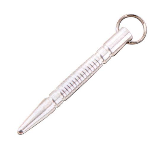 Kubotan Keychain Rounded - Silver - SparringGearSet.com
