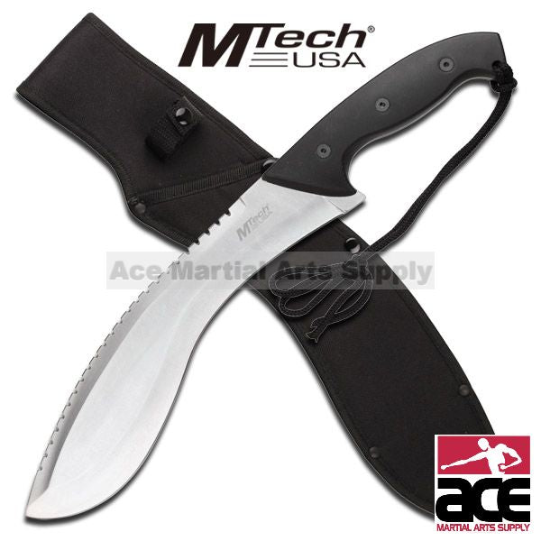 18 1/2" MTech Heavy Duty Kukri Machete Knife - 4.5mm Thick S.S Blade