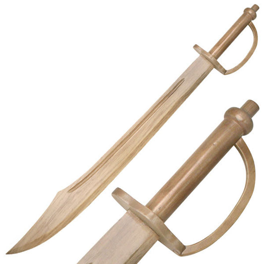 34" Hardwood Training Pirate Sword - SparringGearSet.com - 1