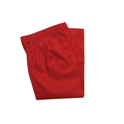 Color Martial Arts Uniform Pants (Karate and Taekwondo), Red - SparringGearSet.com - 1