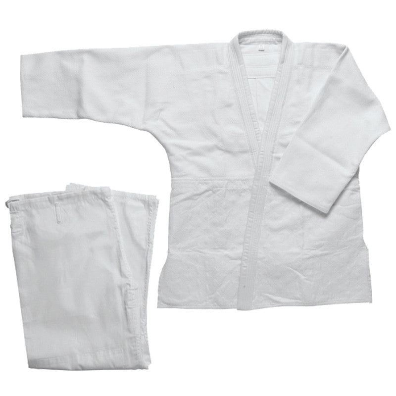 Double Weave Judo Gi - White - SparringGearSet.com - 1