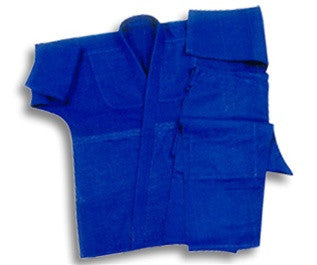 Blue Single Weave Jujitsu Uniform - SparringGearSet.com - 1