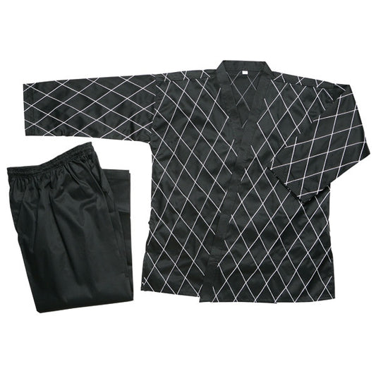 Hapkido Uniform - Black w/ White Stitching - SparringGearSet.com - 1