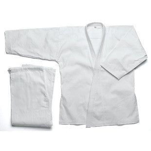 Karate Uniform 10 oz, White - SparringGearSet.com - 1