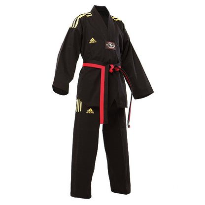 Adidas Champion 2 Taekwondo Uniform, All Black - SparringGearSet.com - 3