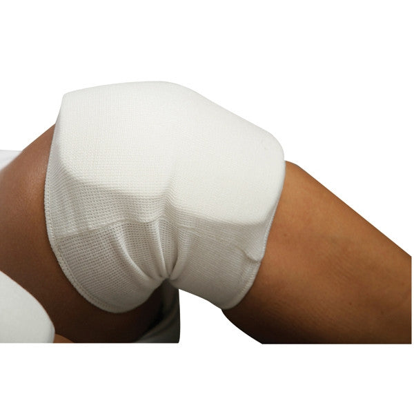 White Cloth Knee Pad - SparringGearSet.com - 1