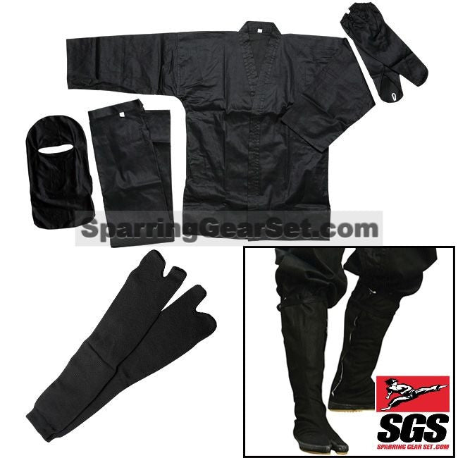 Authentic Full Ninja Uniform Set - SparringGearSet.com - 1