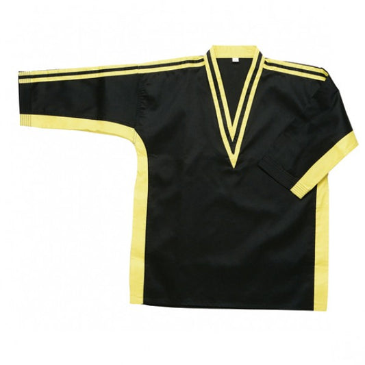 Demo Team V-Neck Uniform Jacket - Black w/ Yellow Trim