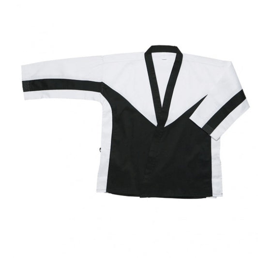 Open Uniform Jacket - Black / White