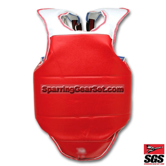 Deluxe Chest Protector with Shoulder - SparringGearSet.com - 1