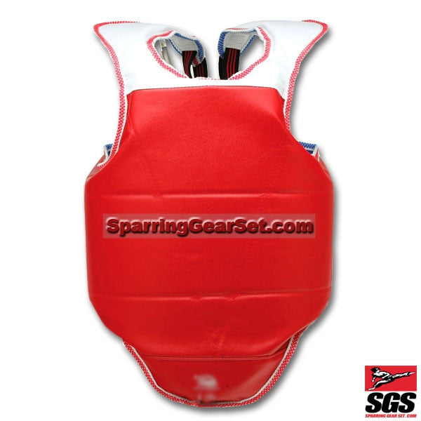 Deluxe Chest Protector with Shoulder - SparringGearSet.com - 2