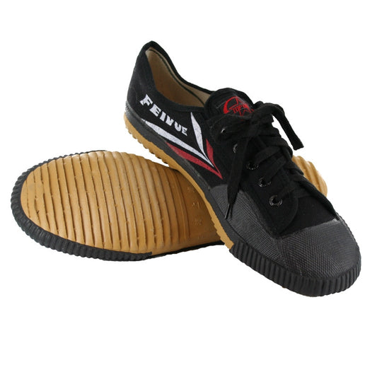 Feiyue Martial Arts Shoes, Black Low-Top - SparringGearSet.com - 1