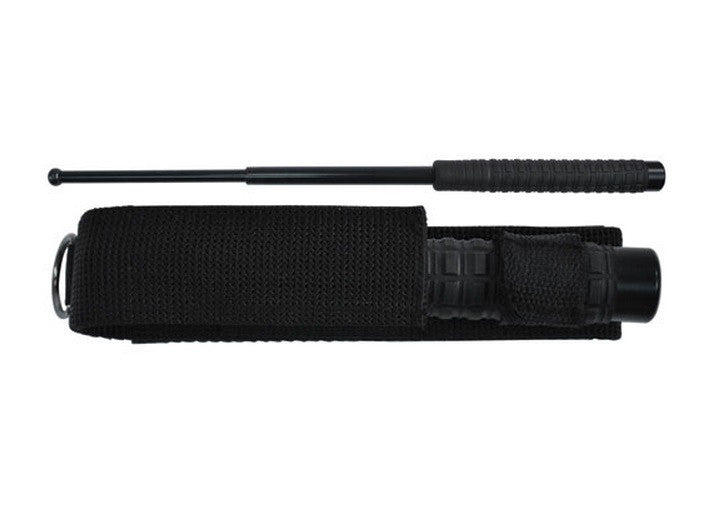 HEAVY TACTICAL BATON, Squared Rubber Grip, 21" - SparringGearSet.com