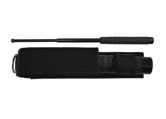 HEAVY TACTICAL BATON, Squared Rubber Grip, 21" - SparringGearSet.com