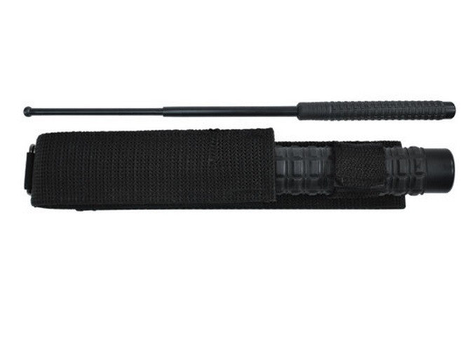 HEAVY TACTICAL BATON, Squared Rubber Grip, 26" - SparringGearSet.com