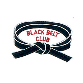 "Black Belt Club" Patch - SparringGearSet.com