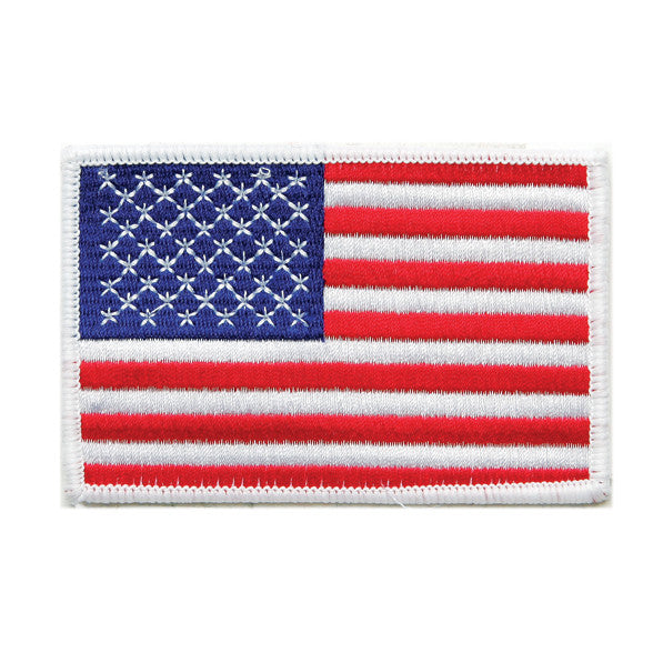 USA FLAG PATCH "White Border" - SparringGearSet.com